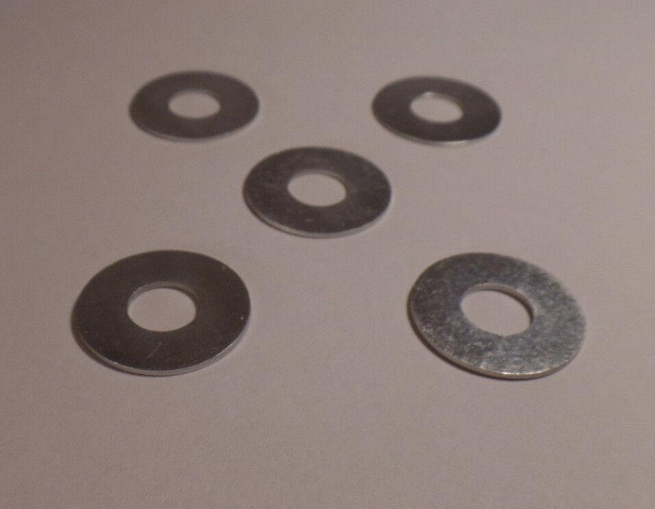 Lot of 5, 1" Regular Duty Steel Washer, Lamp Part 1/8 IP Slip, fits 3/8" pipe - Stone Door Lamps