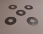 Lot of 5, 1" Regular Duty Steel Washer, Lamp Part 1/8 IP Slip, fits 3/8" pipe - Stone Door Lamps