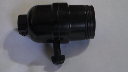 Leviton BAKELITE 3 - WAY TURN KNOB SOCKET UNO THREADED SHELL LAMP PART SO265 - Stone Door Lamps