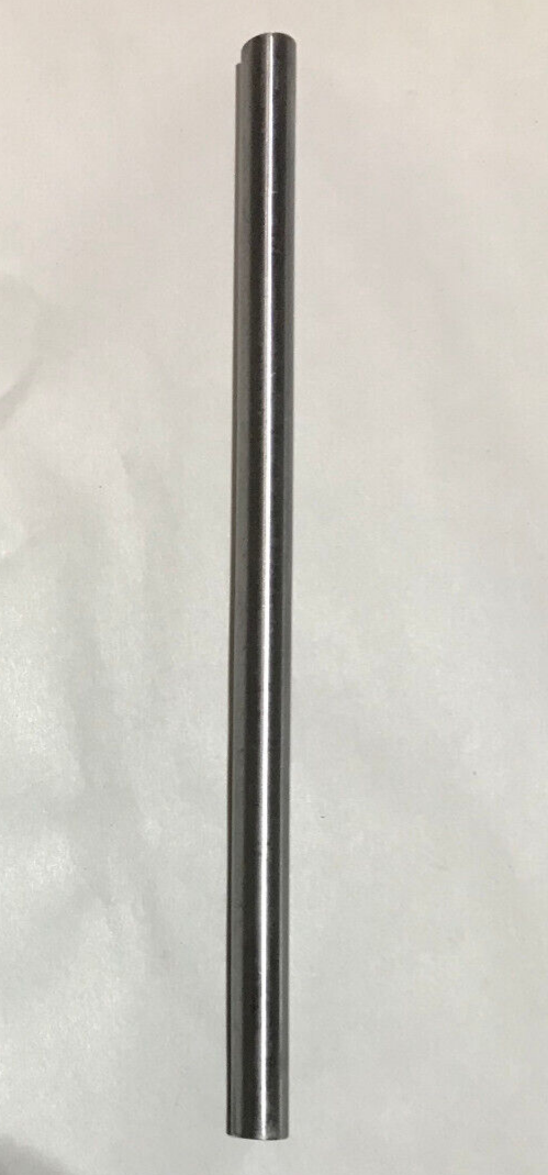 New 12" Brushed Steel Female Threaded Lamp Pipe, Rod, 1/8F Tap (3/8") #SP224S