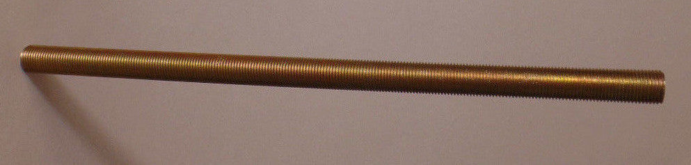 Seamless 8" 1/8 IP Zinc Plated Steel Threaded Lamp Nipple 3/8" O.D.,resists rust