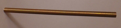 Seamless 8" 1/8 IP Zinc Plated Steel Threaded Lamp Nipple 3/8" O.D.,resists rust