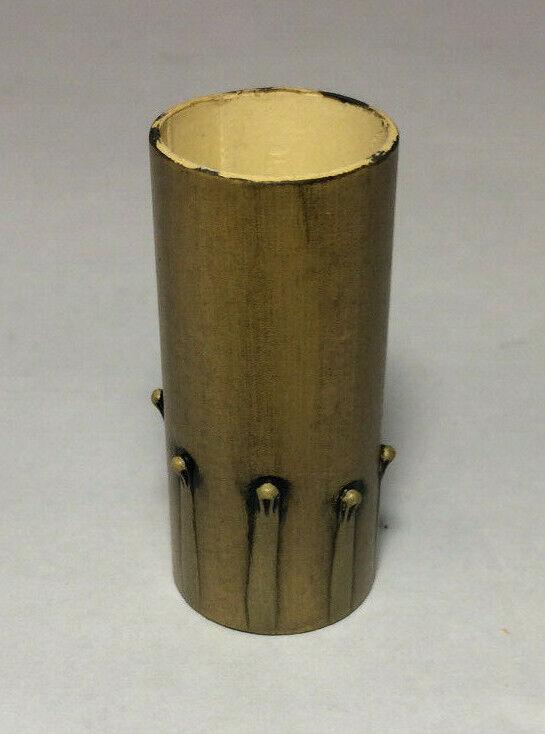 New 2" Antique Style Paper Board Candle Cover, Antique Color, Candelabra #CC971A - Stone Door Lamps