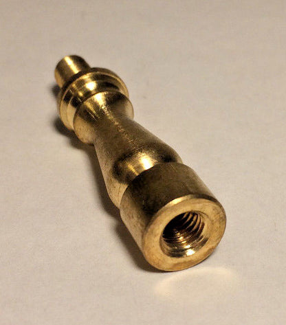 1 1/2" HEIGHT TURNED Brass Lamp SHADE FINIAL RISER - Unfinished Brass  #RIS68U