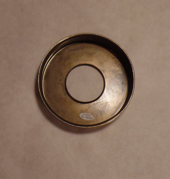 New Mason Jar to # 2 Size Reducing Collar Brass Plated Antique Finish Screw On