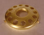 3 1/4" Fitter Unfinished Brass Screw - on Uno - type Shade Holder w/ set screws 727u - Stone Door Lamps