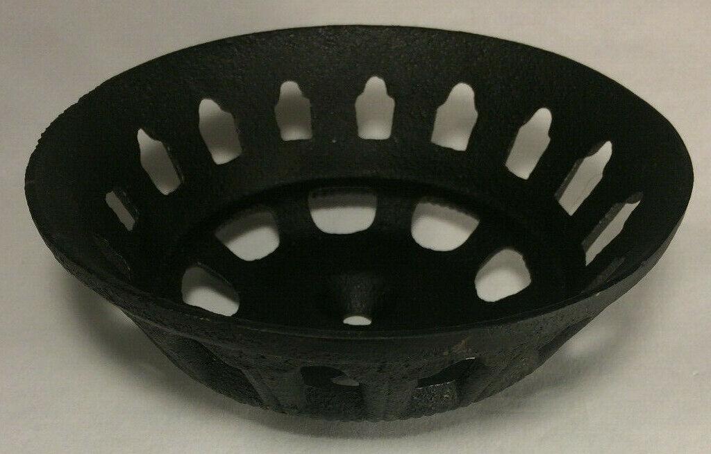 New Cast Iron Bracket Lamp Bowl For Wall Brackets, 5 1/4" Top Inside Dia. #CB910 - Stone Door Lamps