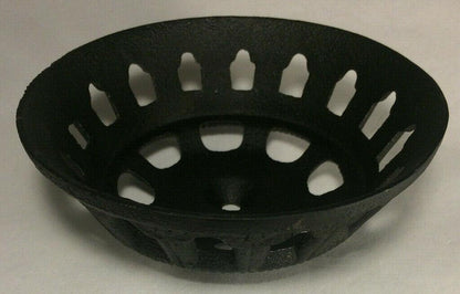 New Cast Iron Bracket Lamp Bowl For Wall Brackets, 5 1/4" Top Inside Dia. #CB910 - Stone Door Lamps