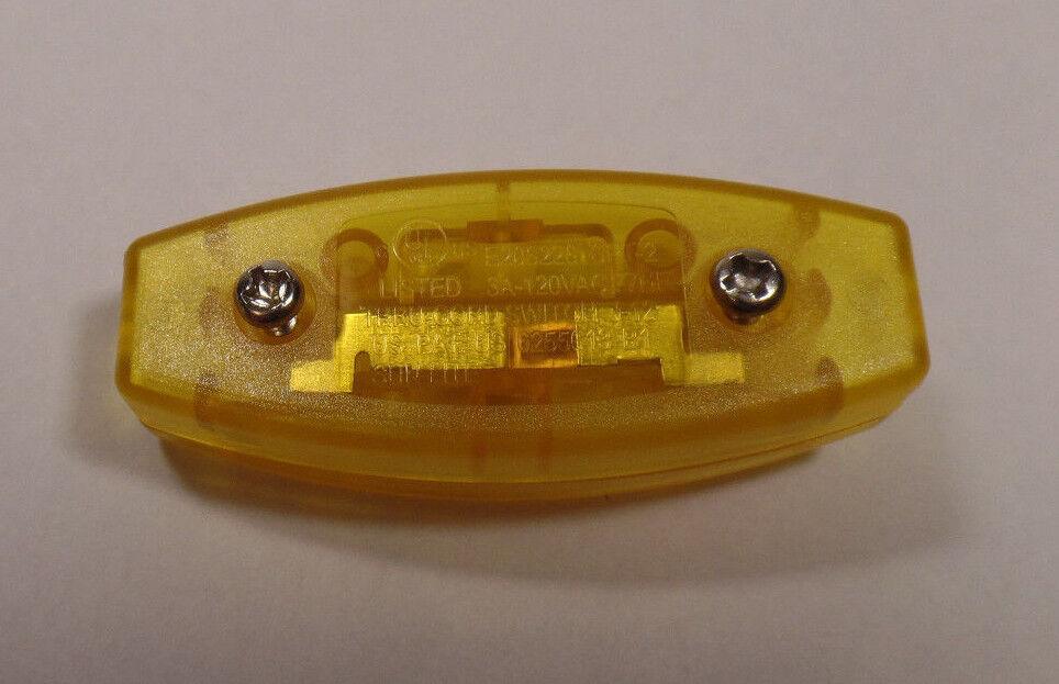 New Gold In Line Feed Through Rocker Switch, On - Off, For SPT - 2 Lamp Cord #RS423 - Stone Door Lamps