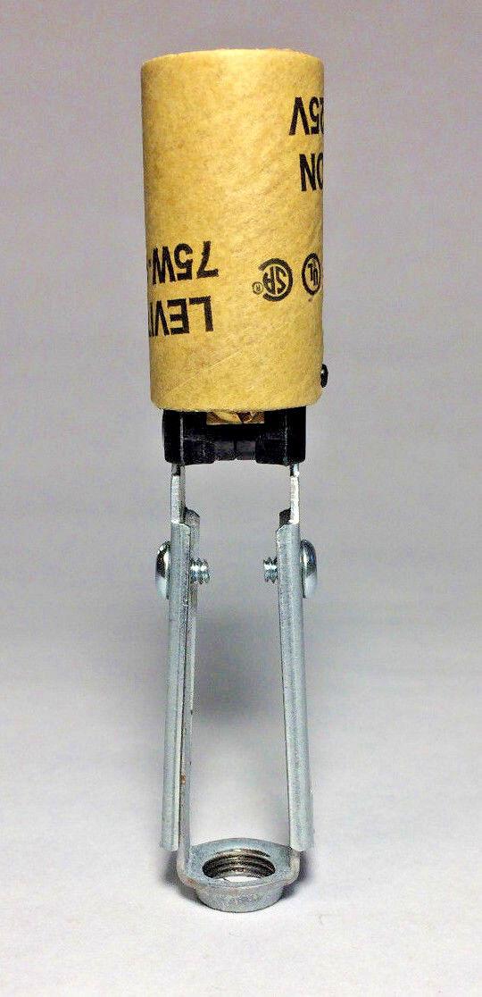 LEVITON Candelabra Bulb Chandelier Lamp Candle Socket UL Adjustable 3 1/4 - 4 3/4" - Stone Door Lamps
