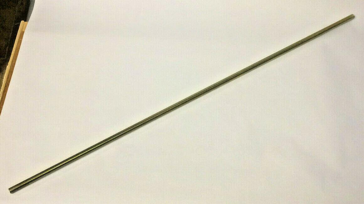 New 36" All Thread Steel Pipe For Lamps & Fixtures, Seamless, 1/4 IP #SP380 - Stone Door Lamps