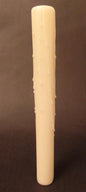 NEW 10" IVORY PolyBeesWax Chandelier Candelabra Candle Cover with DRIPS CC905I - Stone Door Lamps