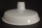 New 12 1/16" Metal Industrial Pendant Lamp Shade, White, Benjamin Style #IS351W