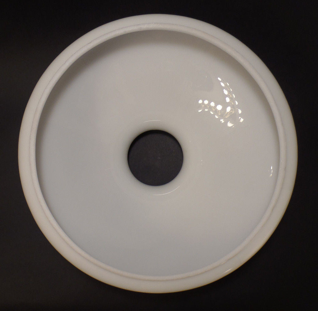 New Tam-O-Shanter Student Lamp Shade, Opal Glass, 10" Fitter, Plain Top #SH100