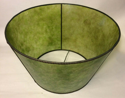 New Craftsmen Green Empire Style Mica Floor Lamp Shade 13"Tx19"Bx"11"H #MS719G