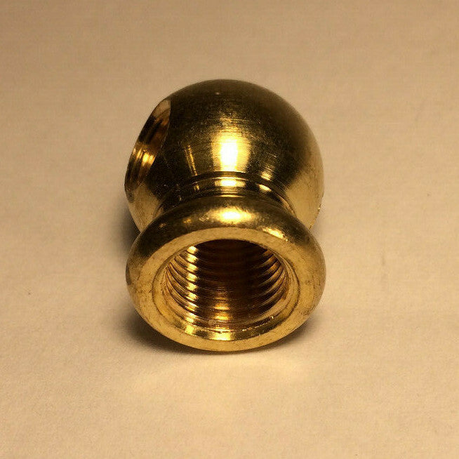 New 3-Way Unfinished Brass Lamp Arm Back, 7/8" Dia., 1/4Fx1/8Fx1/8F #AB486U