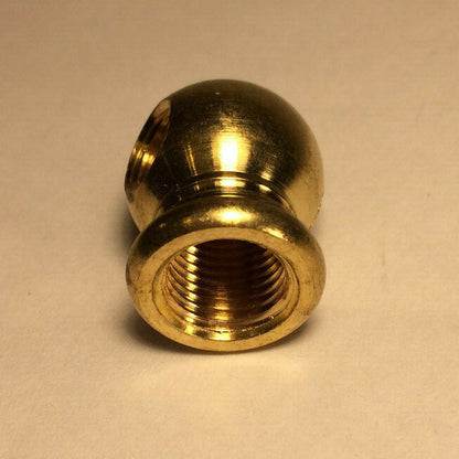 New 3-Way Unfinished Brass Lamp Arm Back, 7/8" Dia., 1/4Fx1/8Fx1/8F #AB486U