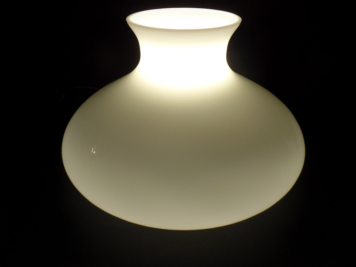 New Tam-O-Shanter Student Lamp Shade, Opal Glass, 10" Fitter, Plain Top #SH100