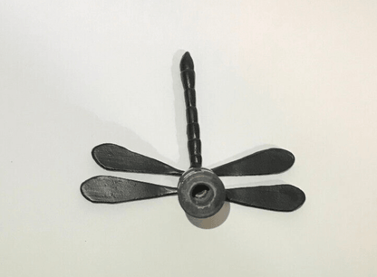 New 2" Cast Metal Dragonfly Lamp Finial, Bronze Finish, 1/4 - 27F, #LF241B - Stone Door Lamps