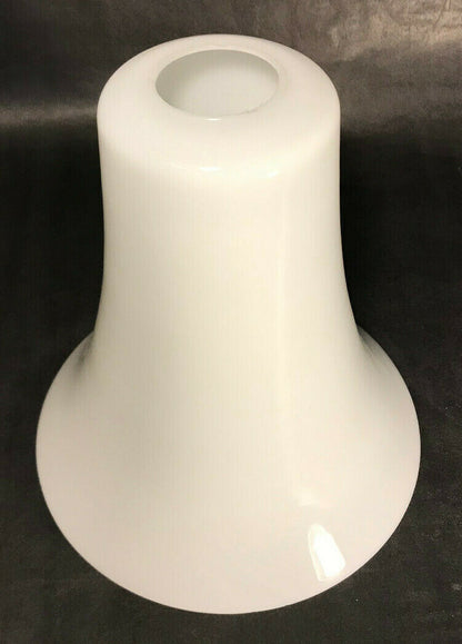New 8" Tall Opal White Glass Tulip Shaded Torchiere Lamp Shade For Stiffel Lamps