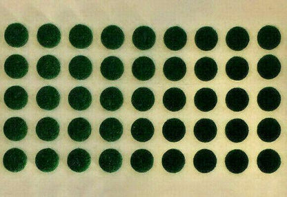 New Lot of 25, 3/8" Green Felt Dots W/ Adhesive Backs For Lamps, Etc. #25GF198 - Stone Door Lamps