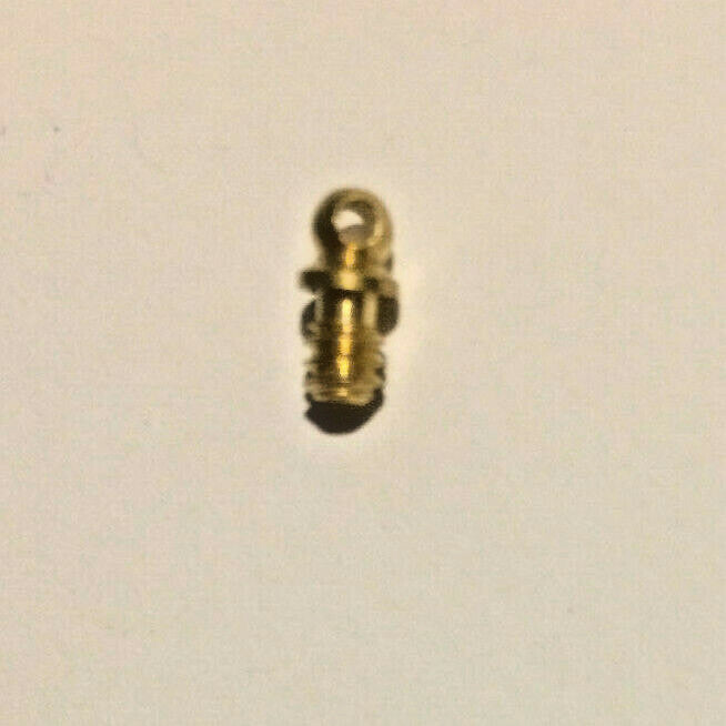 New 6-32 Cross Drilled Brass Screw For Hanging Prisms, 5/32" Long, #PS893