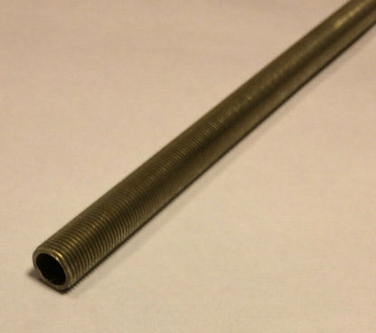 New 48" All Thread Steel Pipe For Lamps & Fixtures, Seamless, 1/4 IP #48SP380
