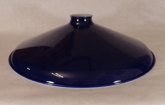 New 14" Industrial Style Blue Metal Lampshade, 2 1/4" Fitter #IS384BL