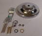 5" Nickel Plated Steel Ceiling Canopy Kit For Fixtures w/ Hardware #CA801N - Stone Door Lamps