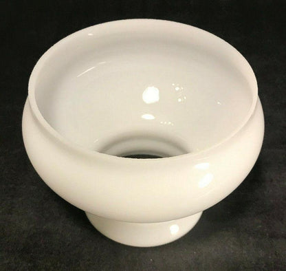 New 4" Opal Glass Miniature White Kerosene Oil Student Lamp Shade, USA, #4S107 - Stone Door Lamps