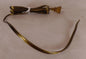 NEW 12' Antique Brass 18/2 Plastic Covered Lamp Cord Plug Set SPT - 1,U.L., #CS728 - Stone Door Lamps