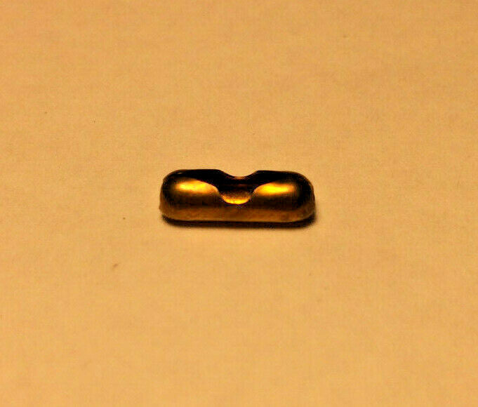New #6 Brass Beaded Chain Connector With Antique Brass Finish #BC601A