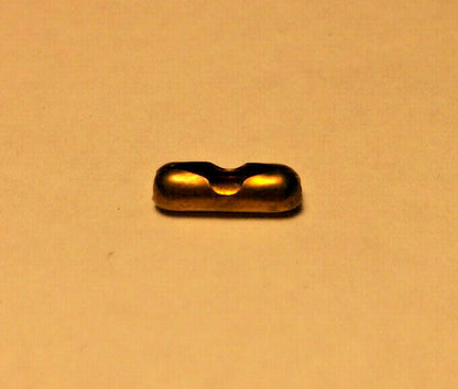 New #6 Brass Beaded Chain Connector With Antique Brass Finish #BC601A
