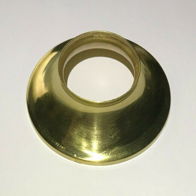 New Spun Brass Connector For Lamp Bases & Fonts, 3" x 1 1/2" x 1 3/8" P&L #LC108
