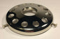 New 4" Fitter Solid Brass Screw On Uno Shade Holder, Nickel Plated Finish SH728N - Stone Door Lamps