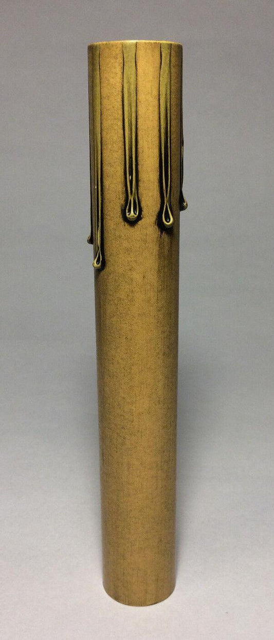 6" Antique Finish Paper Board Candle Chandelier Candelabra Lamp Socket Cover 73A - Stone Door Lamps