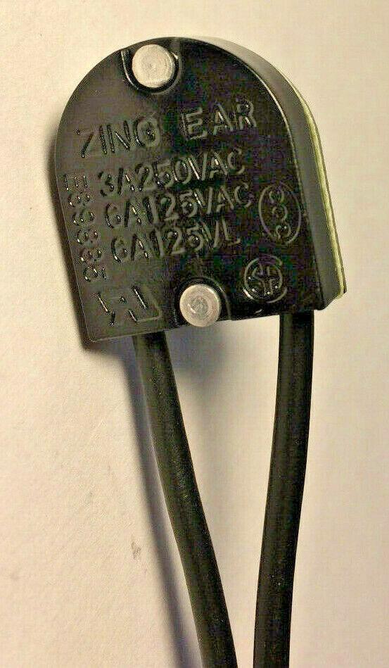 New On/Off Rotary Canopy Switch With Nickel Plated Knob, 6" Wire Leads #RS400N - Stone Door Lamps