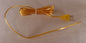 NEW 12' Clear Gold 18/2 Plastic Covered Lamp Cord Plug Set SPT-1,U.L., #CS722