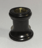 New Turned Brass Neck Lamp Part, Antique Bronze Finish 1/8F Tap, 7/8" Ht. BN946B - Stone Door Lamps