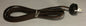 New 10 ft. Brown Rayon Lamp Cord Set with Ribbed Style Brown Plug  #CS861