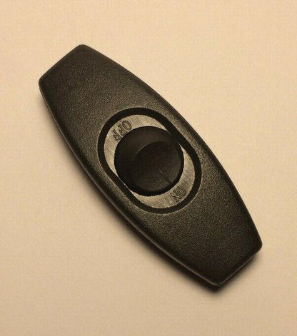 New Brown In Line Feed Through Rocker Switch, On - Off, For SPT - 1 Lamp Cord #RS454 - Stone Door Lamps