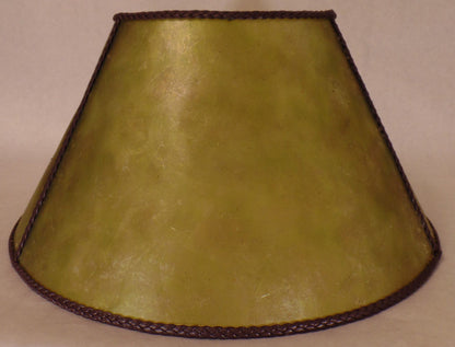 New Craftsmen Green Empire Style Mica Lamp Shade 7 1/2" x 16" x 8" #MS718G