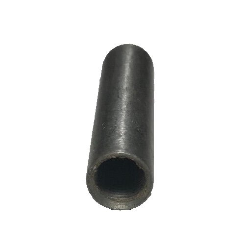 New 2" Brushed Steel Female Threaded Lamp Pipe, Rod, 1/8F Tap (3/8") #SP216S - Stone Door Lamps