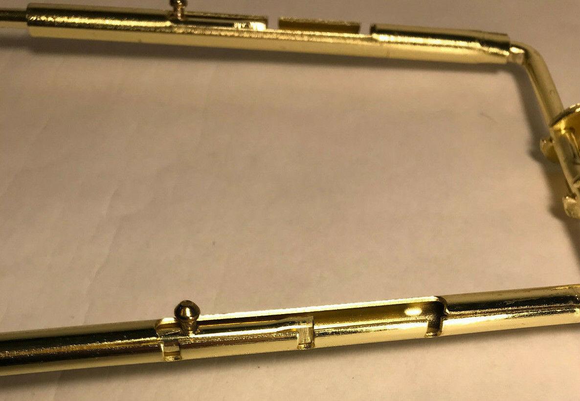 New 9" - 11" Adjustable Heavy Duty Lamp Harp Shade Holder With Base, Brass Plated - Stone Door Lamps