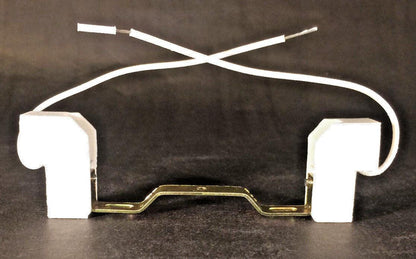 5 1/2 Double Ended HALOGEN SOCKET & BRACKET W/LEADS Electric LAMP PART #SO361 - Stone Door Lamps