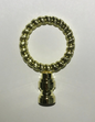 New 2 5/8" Solid Brass Lamp Finial, Polished & Lacquered, 1/4-27F #BF187