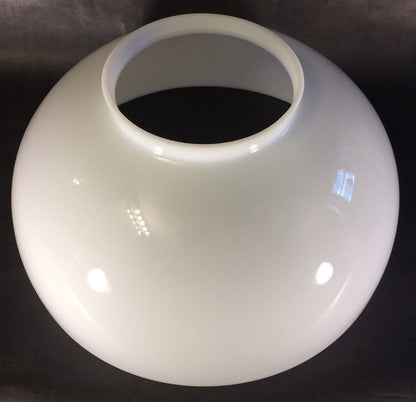 NEW 14" Opal White Glass Dome Shade For Hanging & Table Lamps Made in USA #DS000