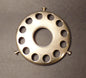 NEW 3 1/4" Fitter Satin Nickel Screw - on Uno - type Shade Holder with set screws - Stone Door Lamps