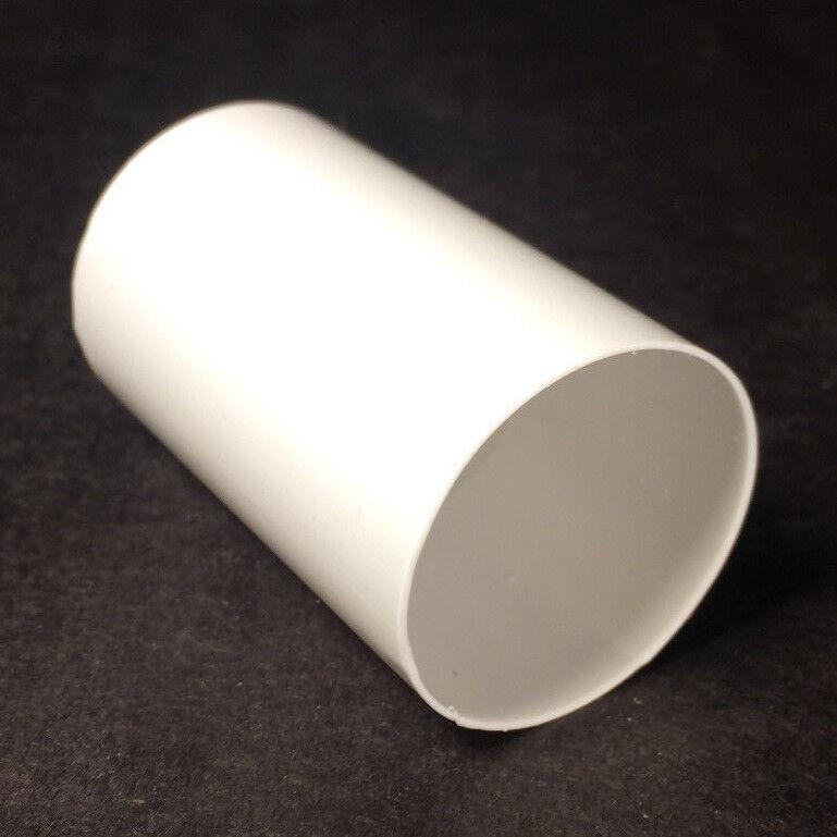 New 2" WHITE PLASTIC STANDARD SOCKET Chandelier Lamp CANDLE COVER #CC917 - Stone Door Lamps
