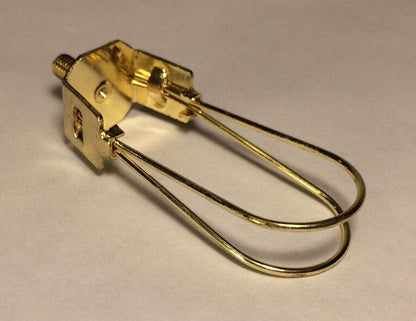 NEW BRASS FINISH WASHER TO CLIP ON LAMP SHADE ADAPTER CANDELABRA #SC115 - Stone Door Lamps